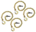 4 Pack 36 inch Grade 70 Trailer Safety Chain with Clevis Snap Hook G762035