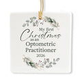 Ceramic 3-inch Square Ornament S690
