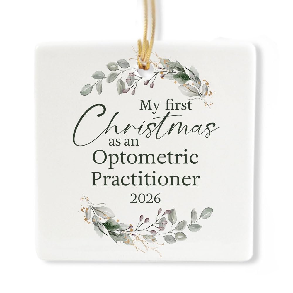 Ceramic 3-inch Square Ornament S690