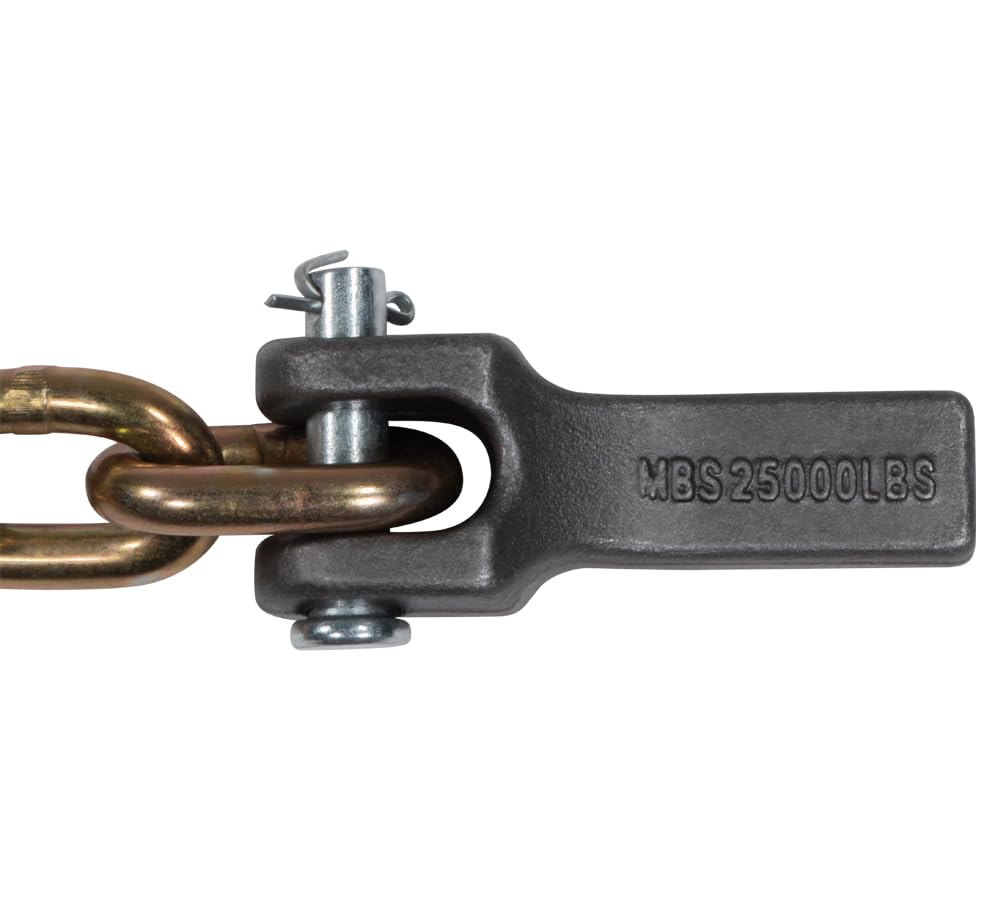 4 Pack 36 inch Grade 70 Trailer Safety Chain with Clevis Snap Hook G762035