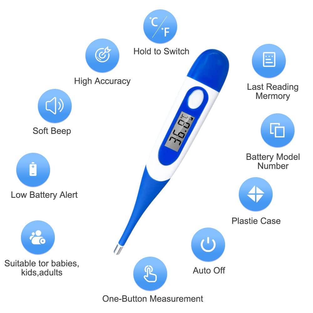 Digital Thermometer with Fever Alarm H581873