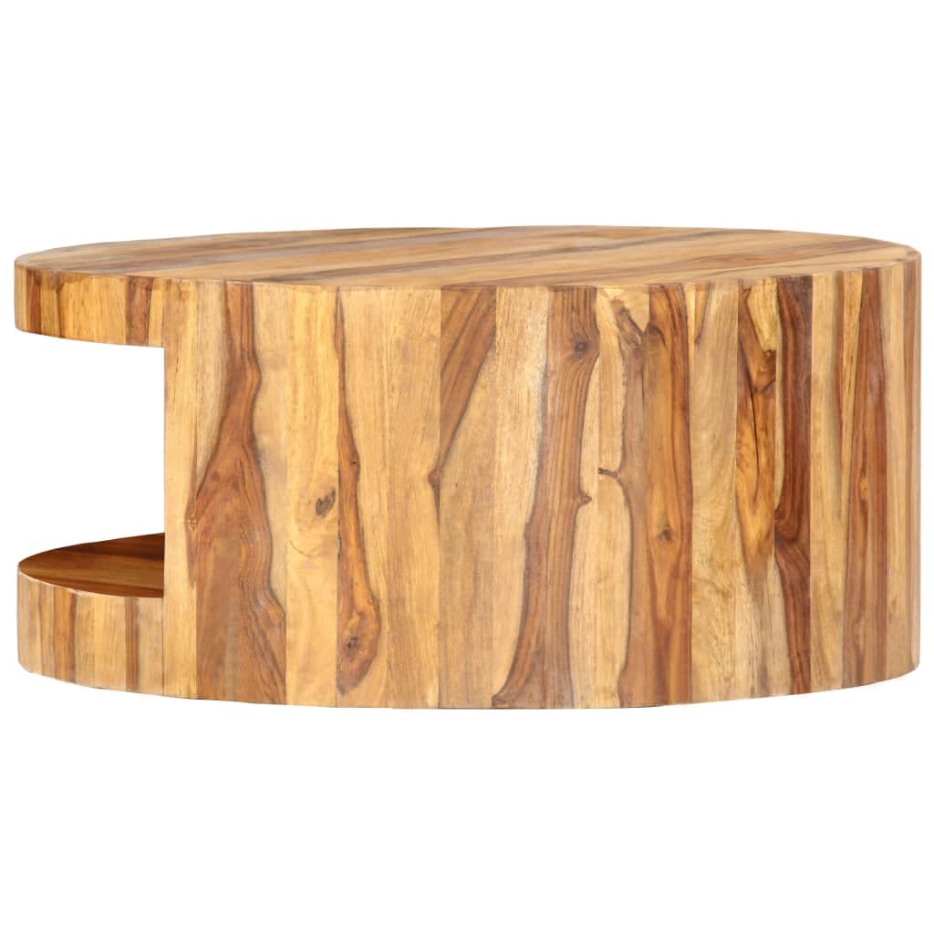 Round Coffee Table Solid Sheesham Wood P36791