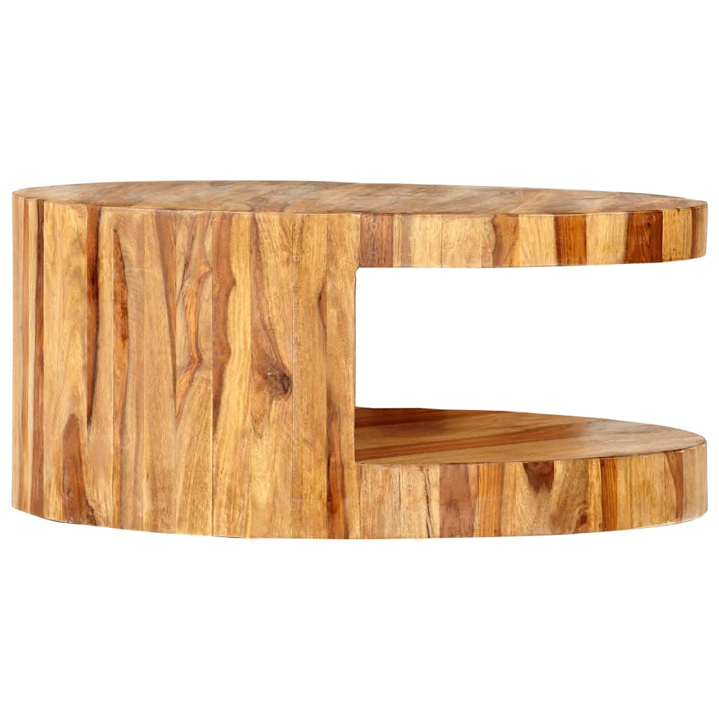 Round Coffee Table Solid Sheesham Wood P36791