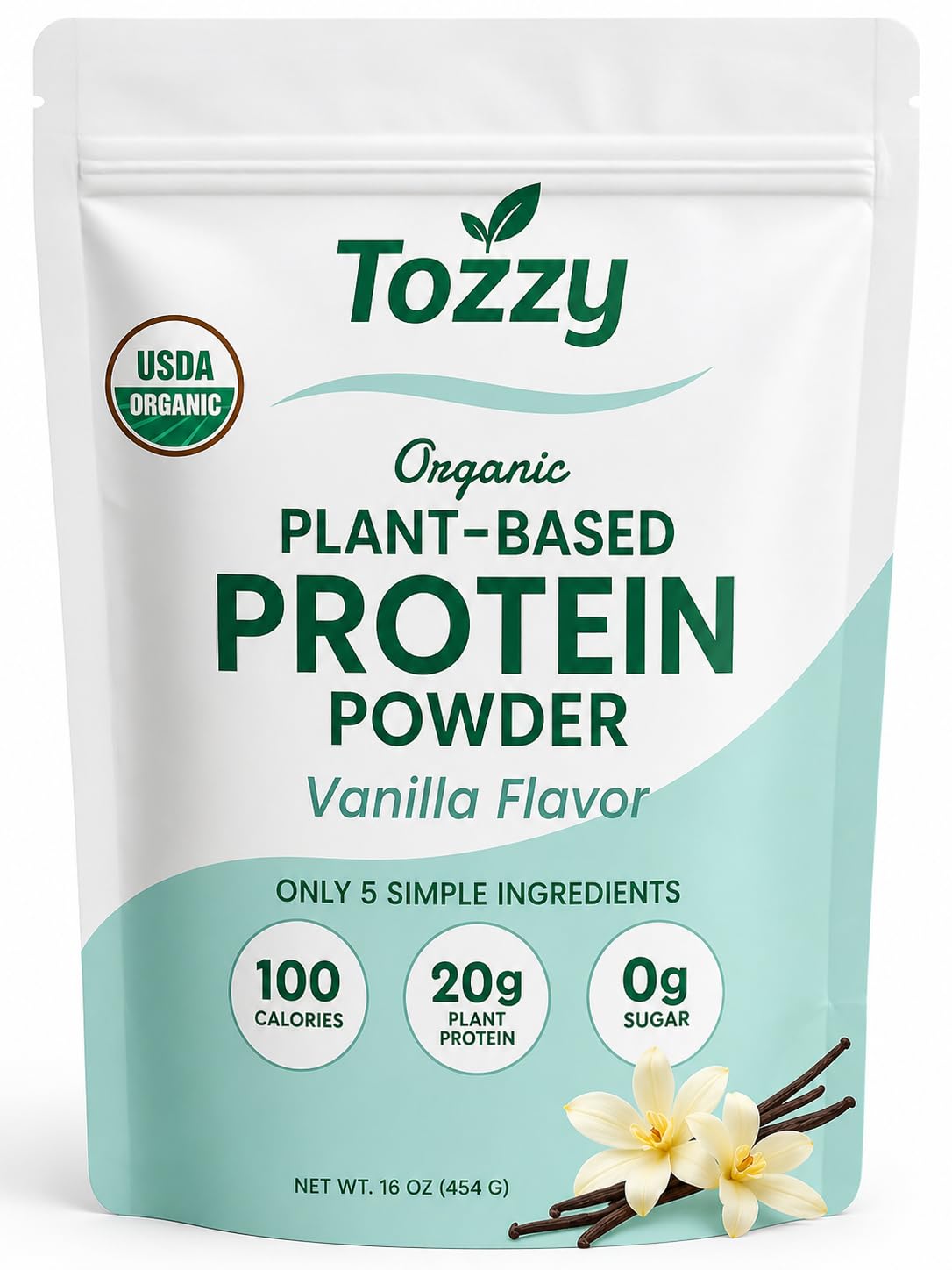 Organic Vegan Vanilla Pea Protein Powder U91450