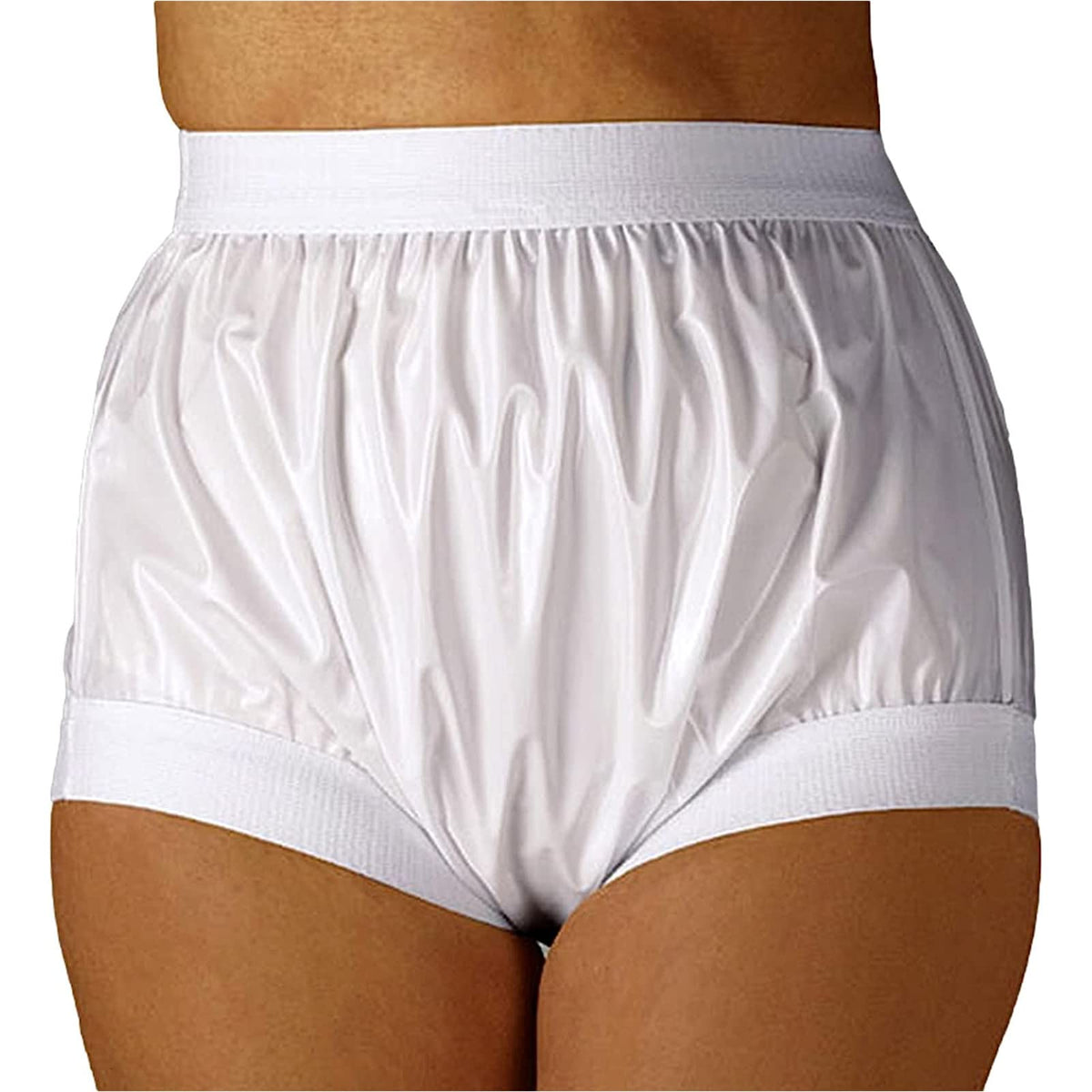 2Pcs Waterproof Incontinence Underwear (White, Medium) P132