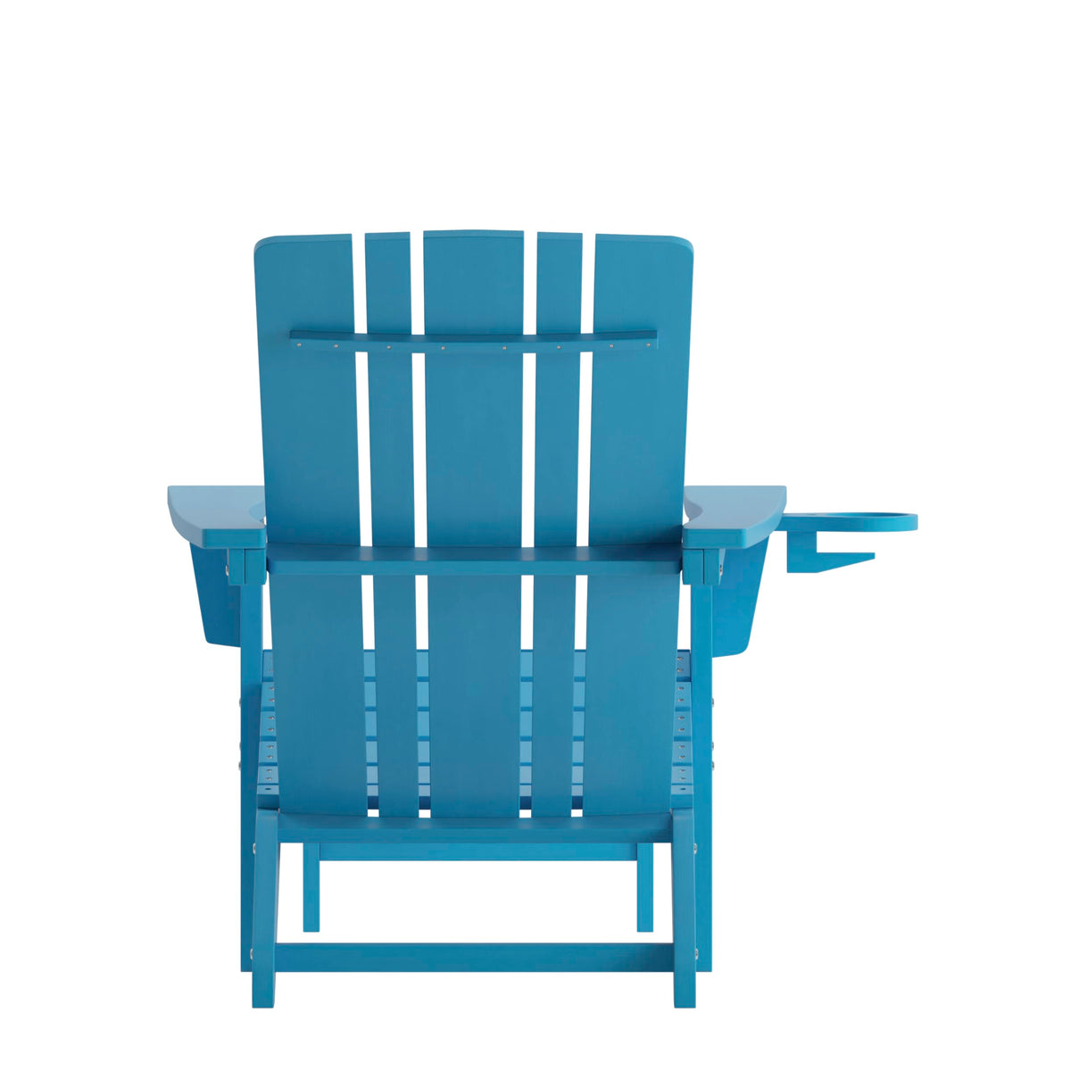 Blue Adirondack Lounge Chair with Ottoman E40192