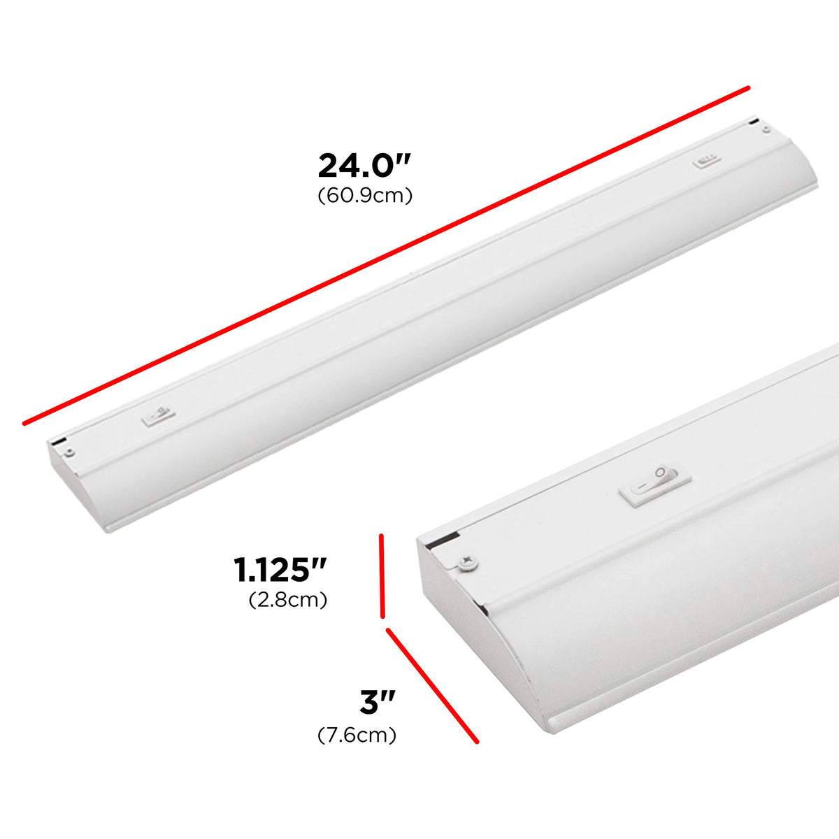 24 Inch Dimmable Under Cabinet Light S40351