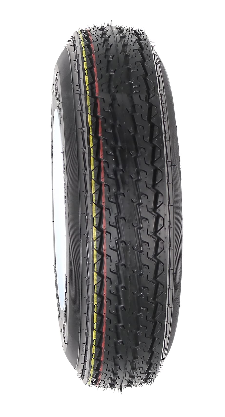 2-Pack Trailer Tire Rim Assembly 4.80-8 4 Lug White T780