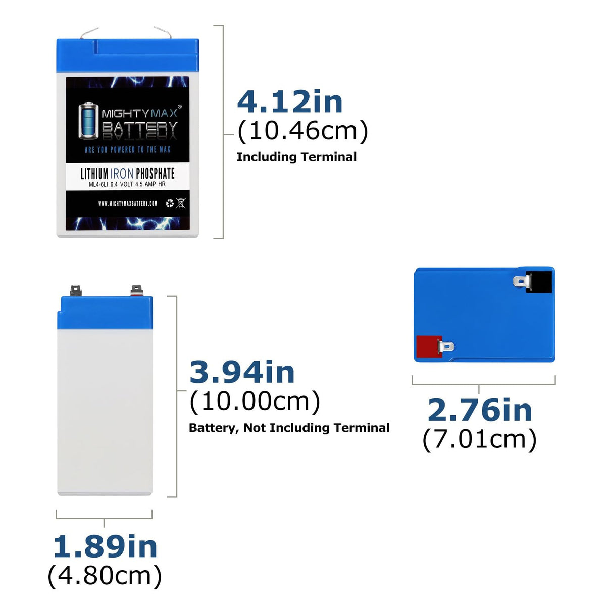 6V 4.5AH Lithium Replacement Battery N2463