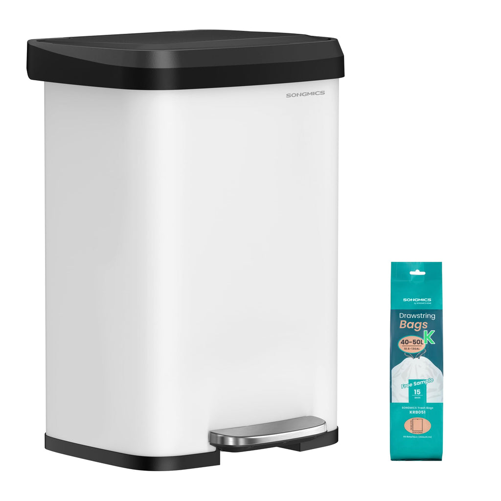 13 Gallon Stainless Steel Kitchen Trash Can X370864