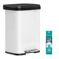 13 Gallon Stainless Steel Kitchen Trash Can X370864
