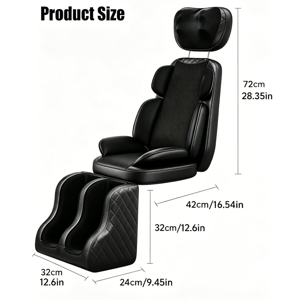 Heated Vibration Full Body Massage Mat I2756