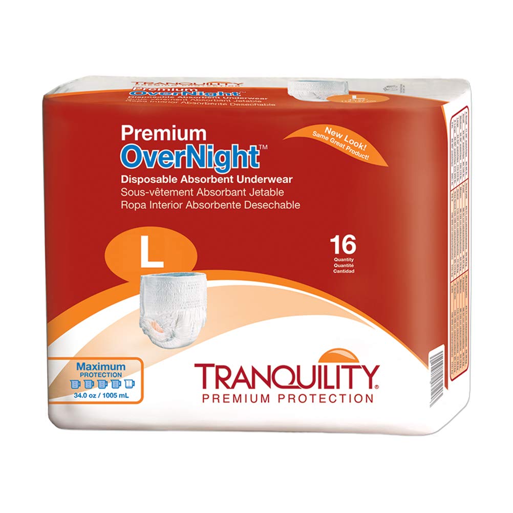 Overnight Absorbent Underwear L 16 ct M2627