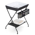 Portable Baby Changing Table with Safety Belt Black L8378