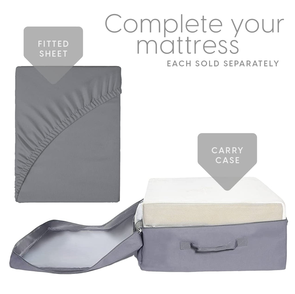 Queen Size 6 inch Memory Foam Trifold Mattress D720392