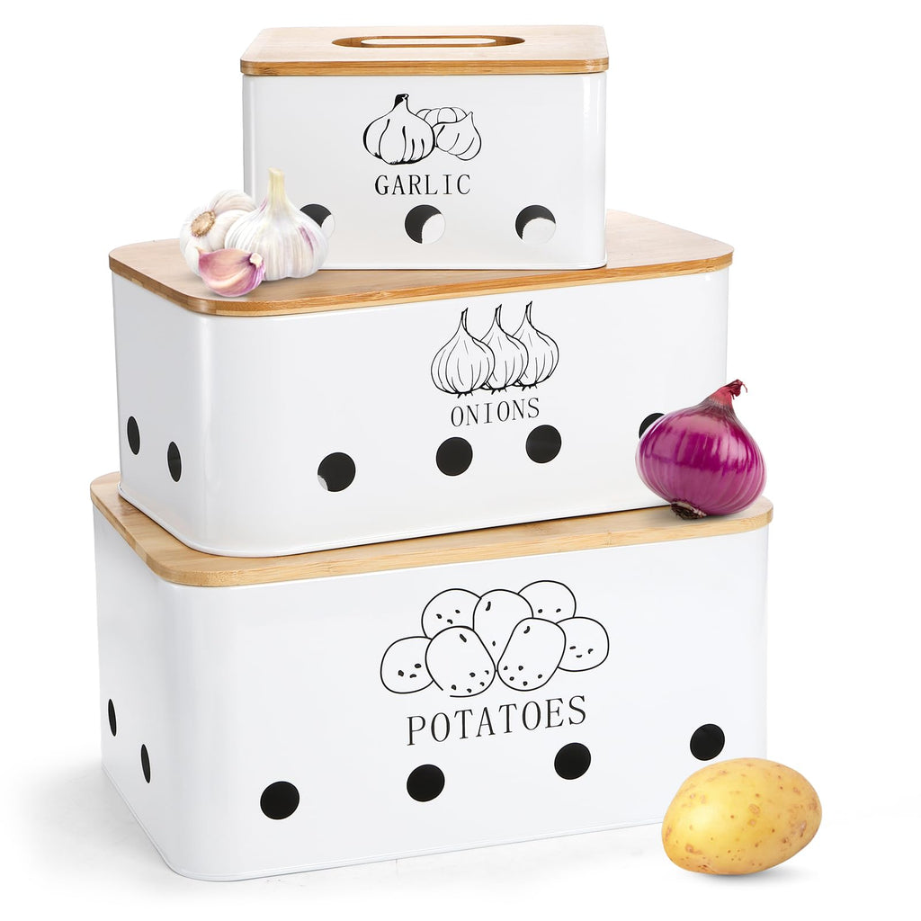 3 Pack Potato Onion Garlic Storage Set U874768