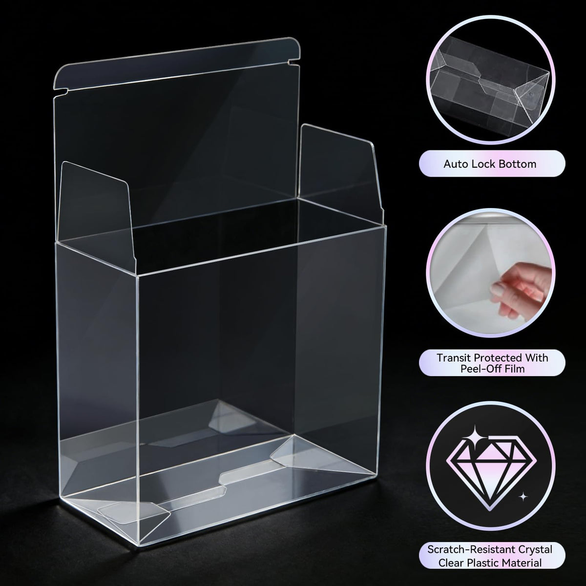 UV-Blocking Plastic Display Case I3343
