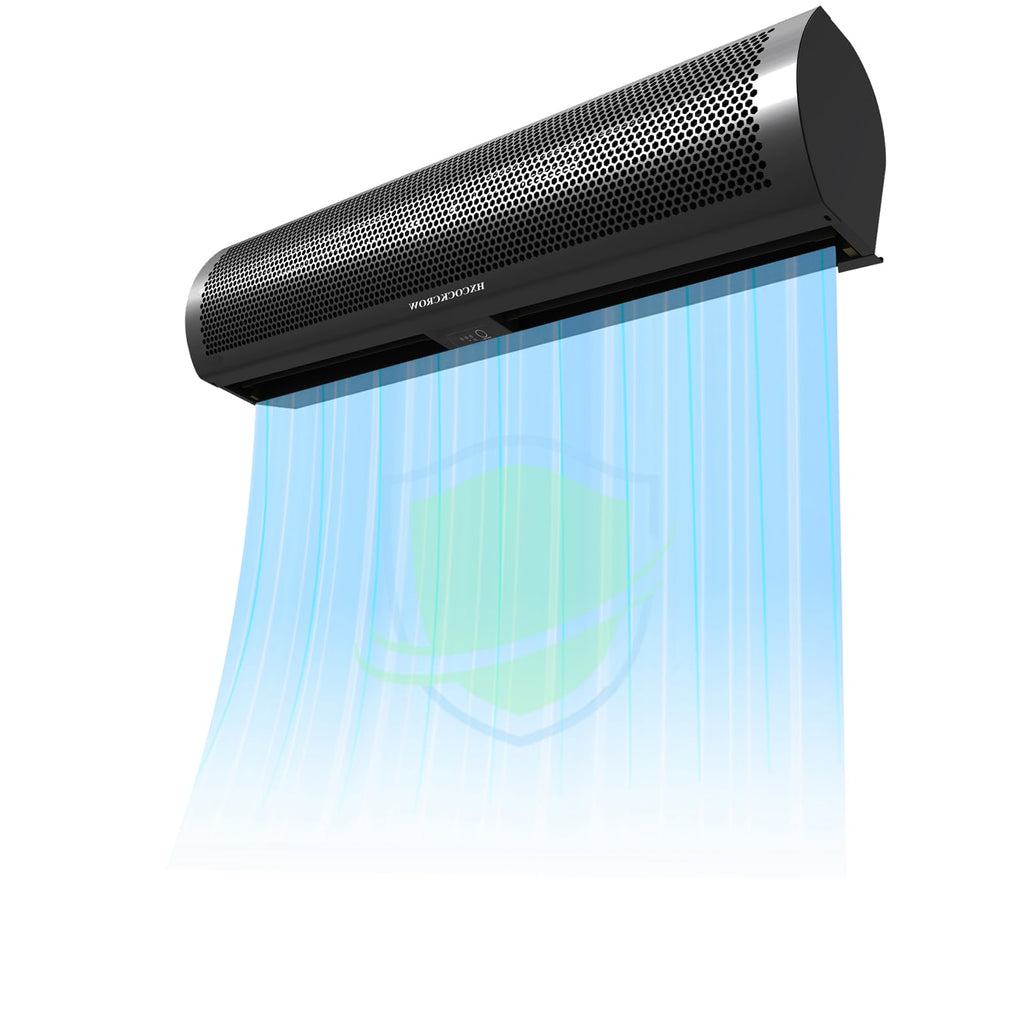 36'' Matte Black 2-Speed Air Curtain Z155726