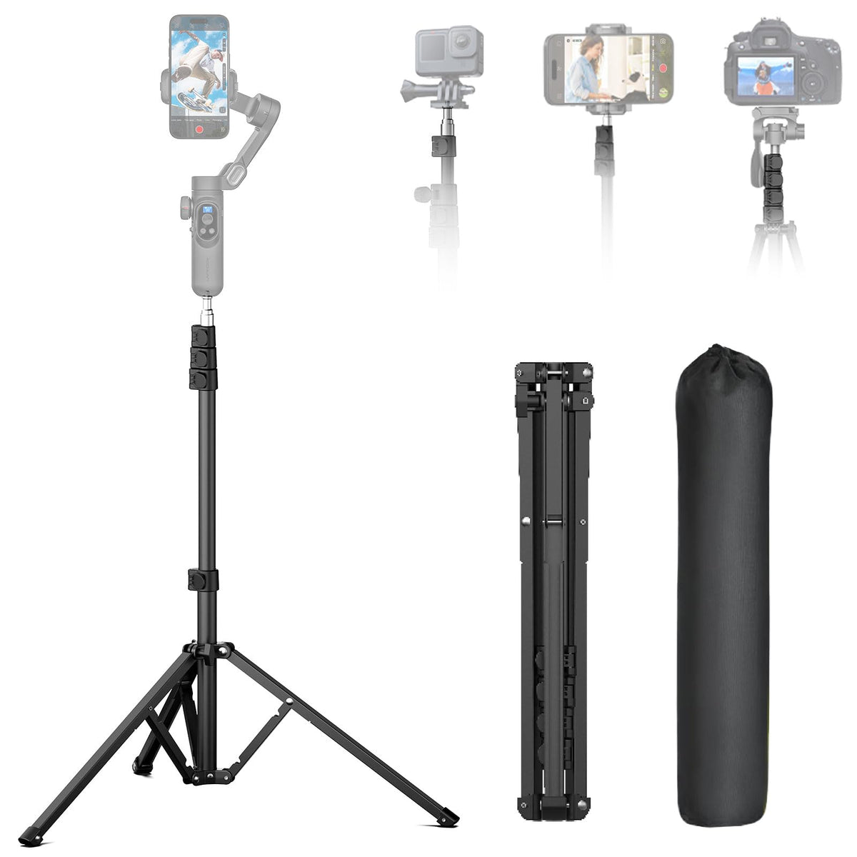 1.7M Aluminum Alloy Camera Tripod V45367