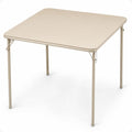 Buff Tan Square Folding Card Table O154867