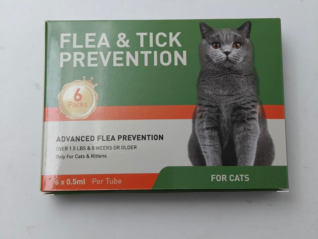 6 Pack Flea and Tick Prevention for Cats F33109