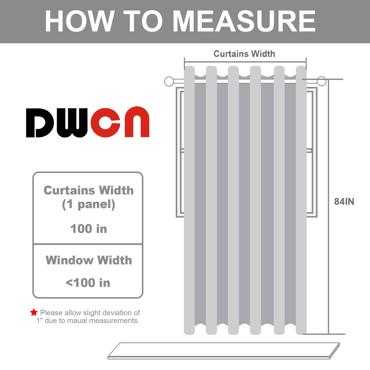 Dark Grey Thermal Blackout Room Divider Curtain Panel T921749
