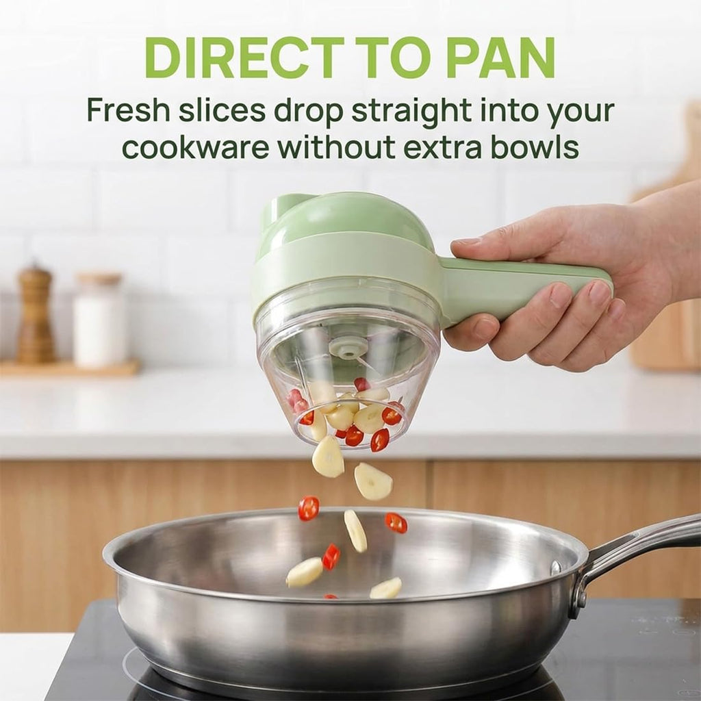 4 in 1 Handheld Electric Vegetable Cutter G860