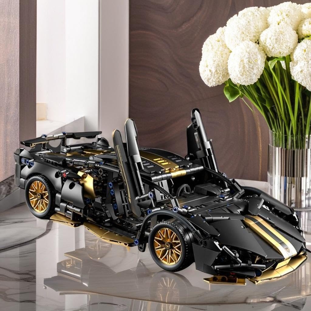 1:14 Building Block Car Set with LED K21812