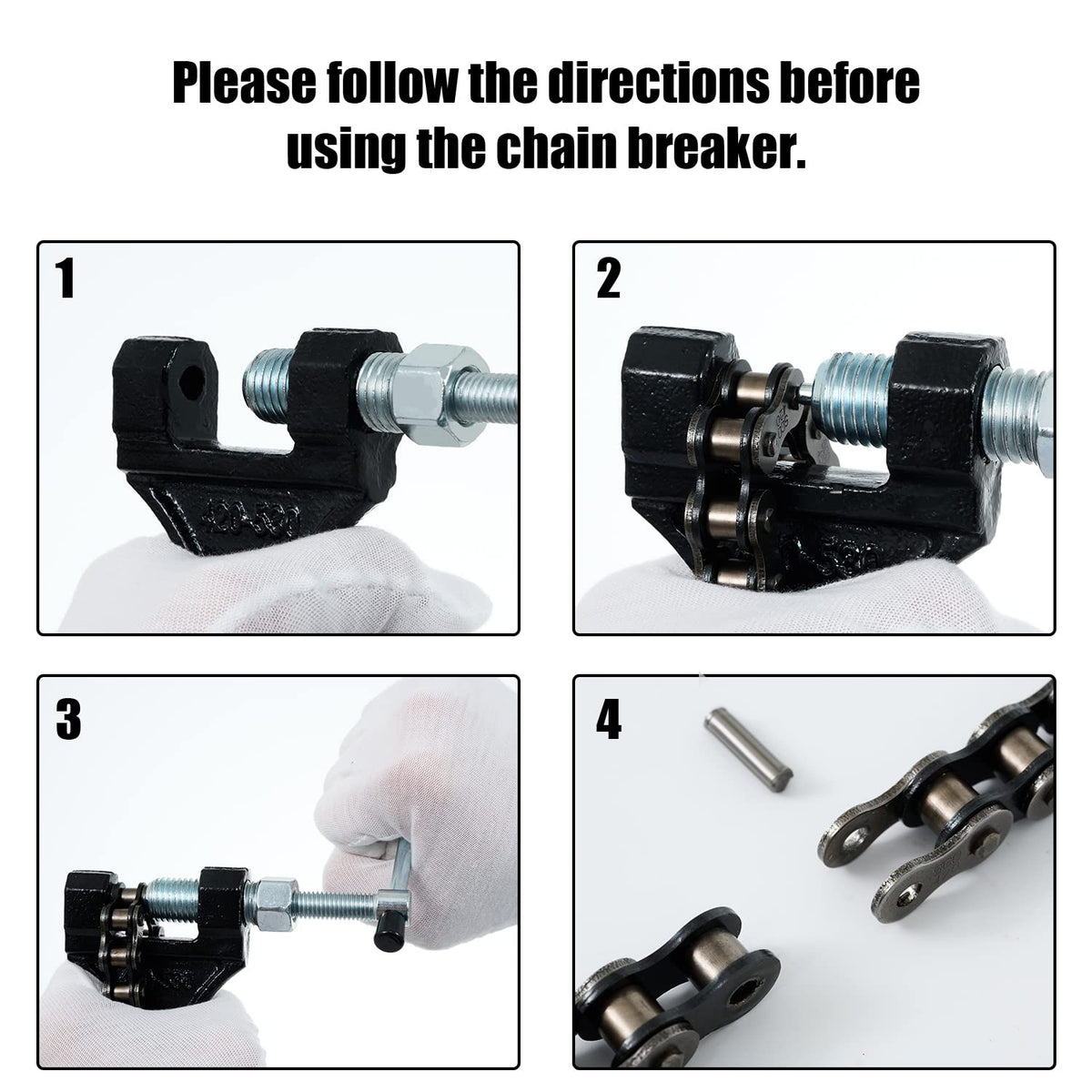 Chain Breaker Tool for 420-530 Roller Chain W639263