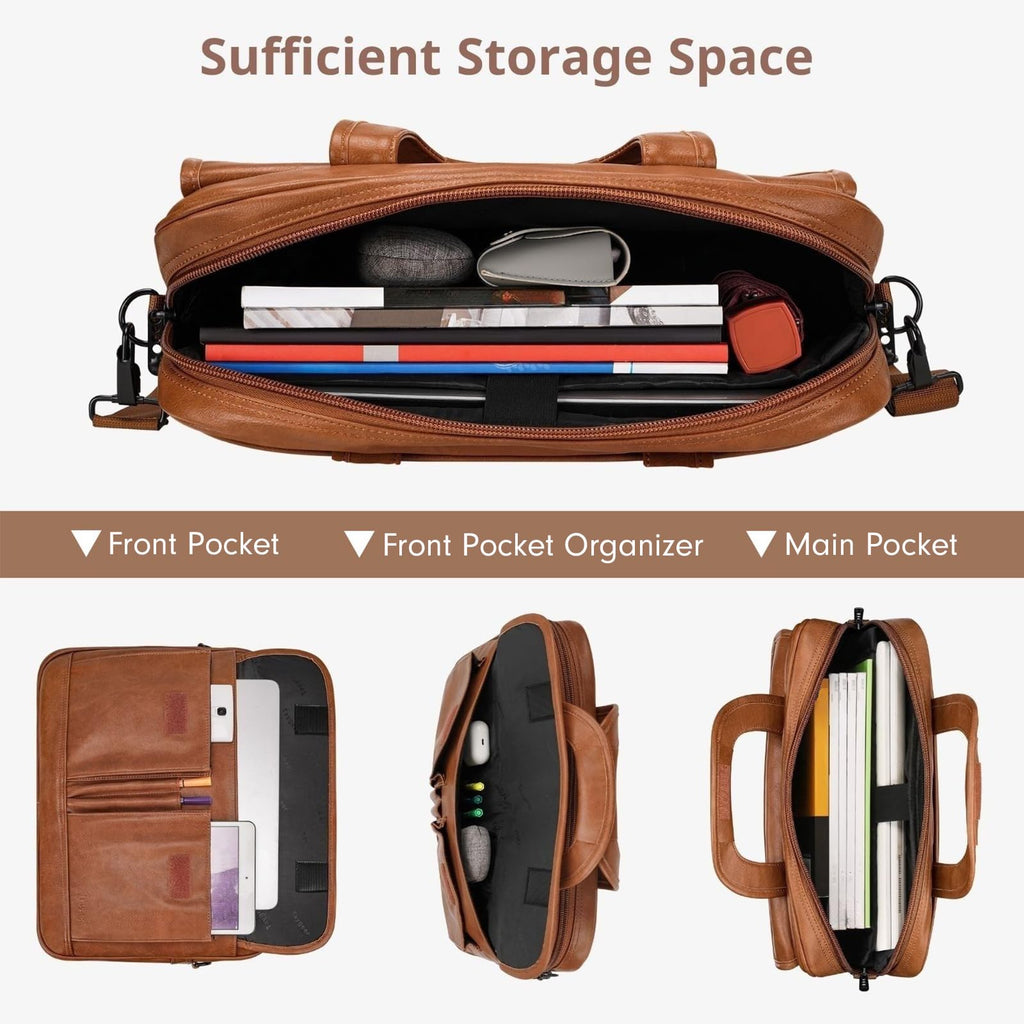 Leather 15.6 Inch Laptop Bag N5787