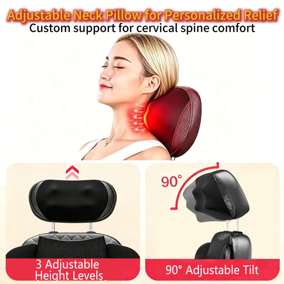 Heated Vibration Full Body Massage Mat I2756