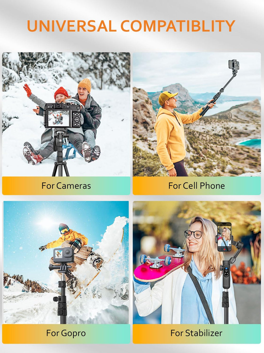 1.7M Aluminum Alloy Camera Tripod V45367