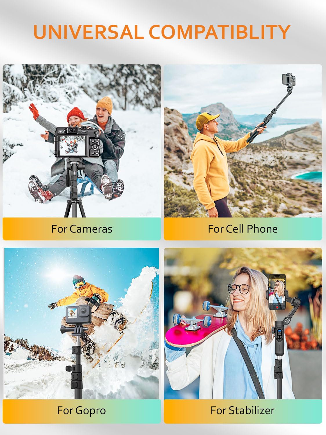 1.7M Aluminum Alloy Camera Tripod V45367