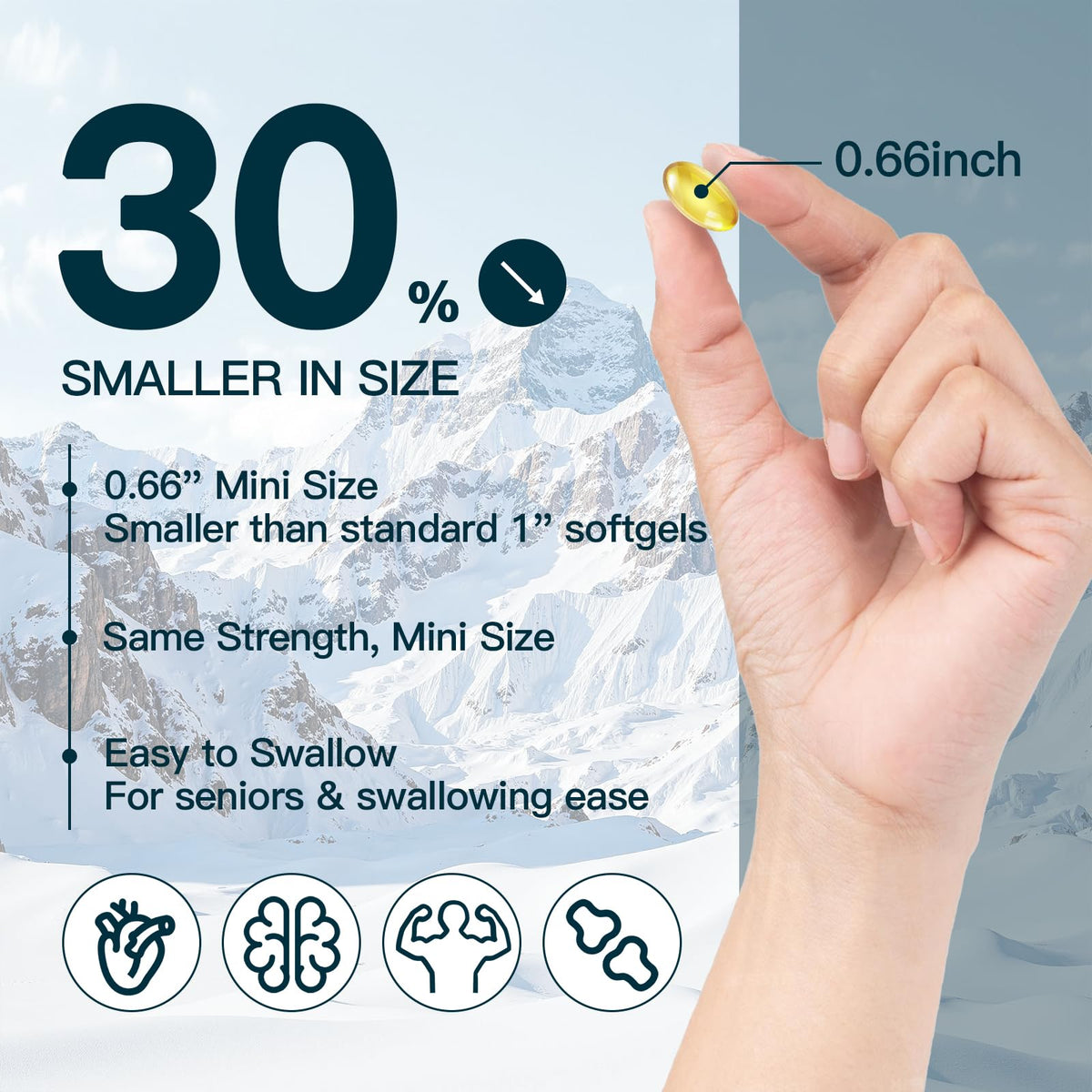 Fish Oil 1400 mg 120 Softgels Q61823