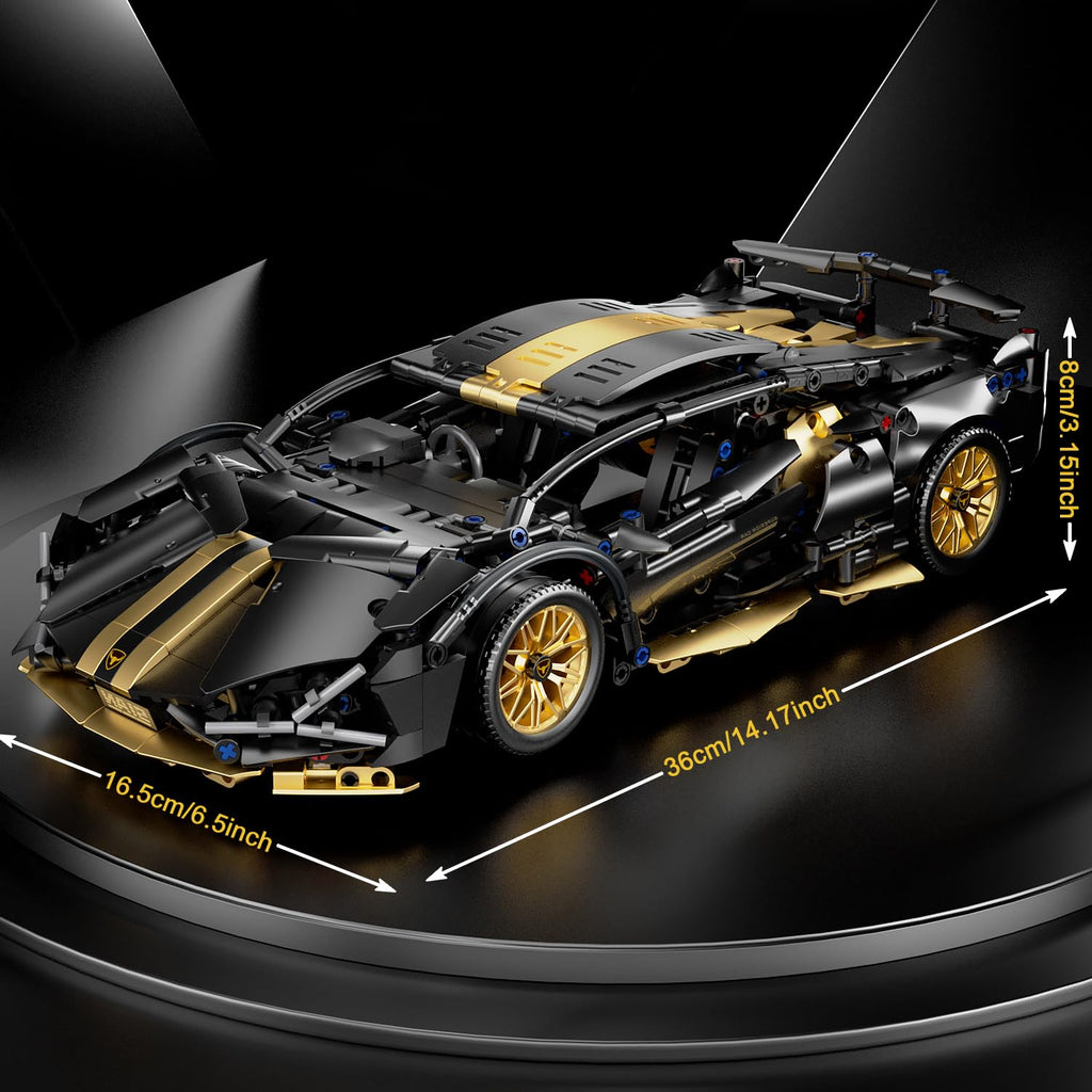 1:14 Building Block Car Set with LED K21812