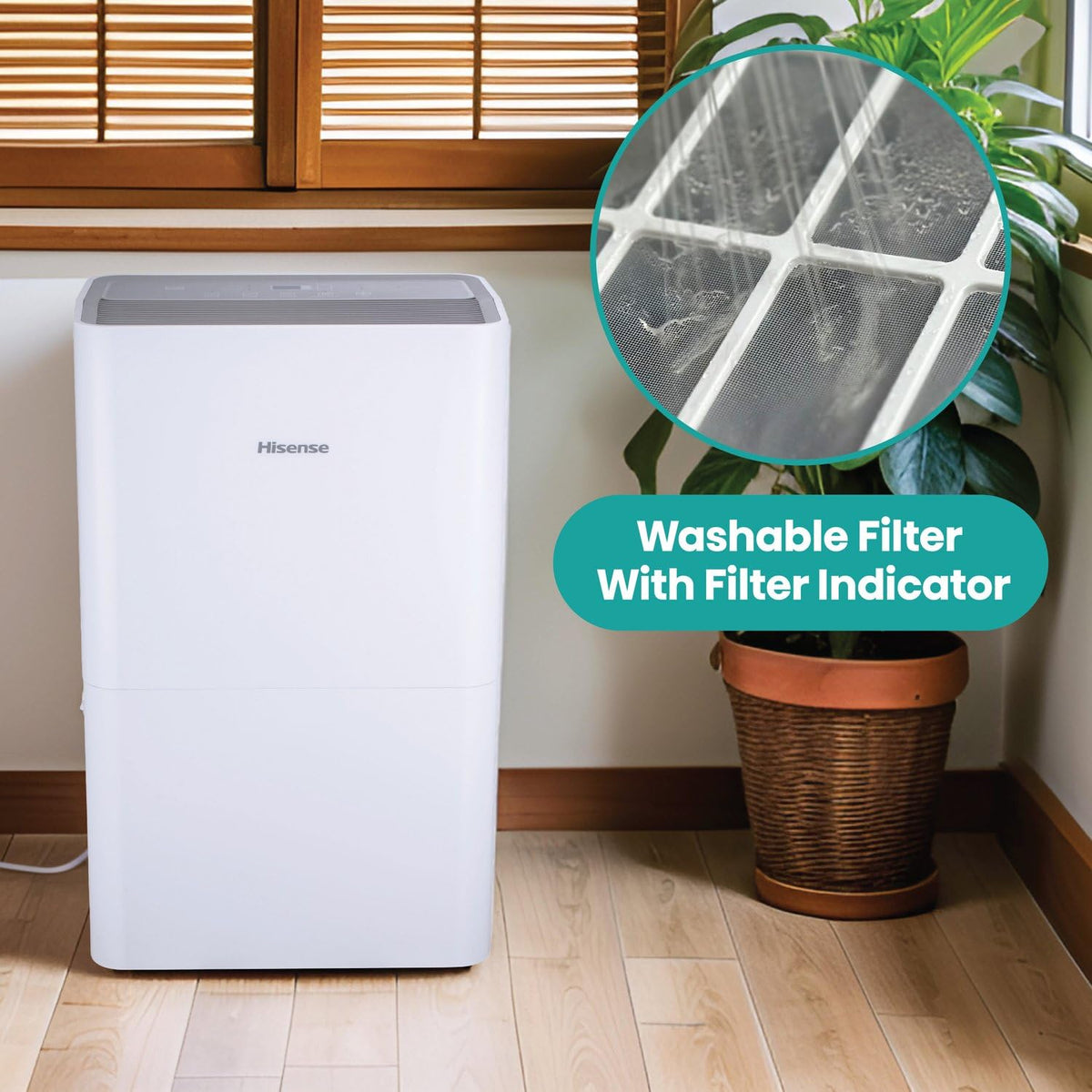 50-Pint Portable Dehumidifier G645576
