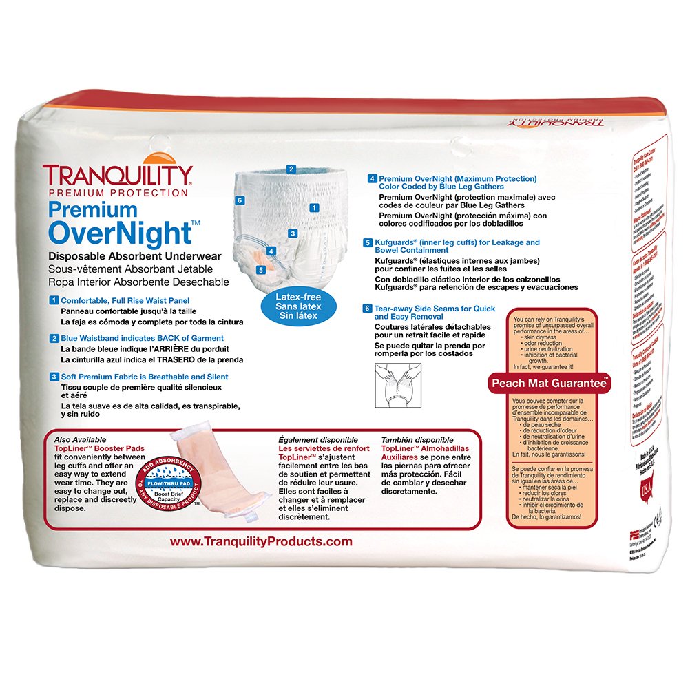 Overnight Absorbent Underwear L 16 ct M2627