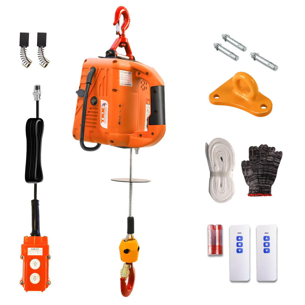 1500W 1100 lb Capacity Electric Hoist J626390