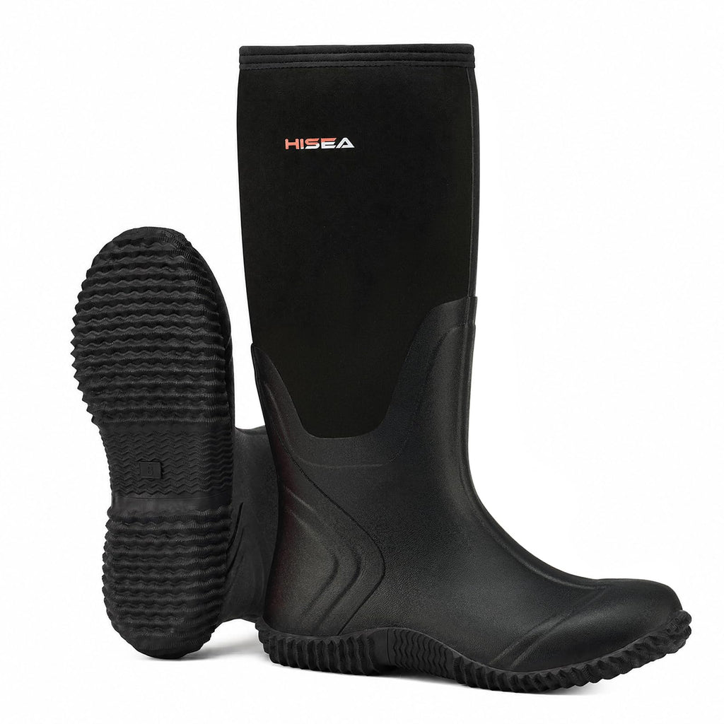 Women's Waterproof Insulated Neoprene Rubber Rain Boots Q3822