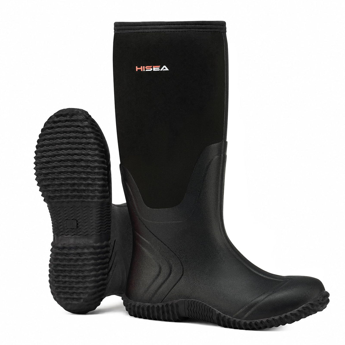 Women's Waterproof Insulated Neoprene Rubber Rain Boots Q3822