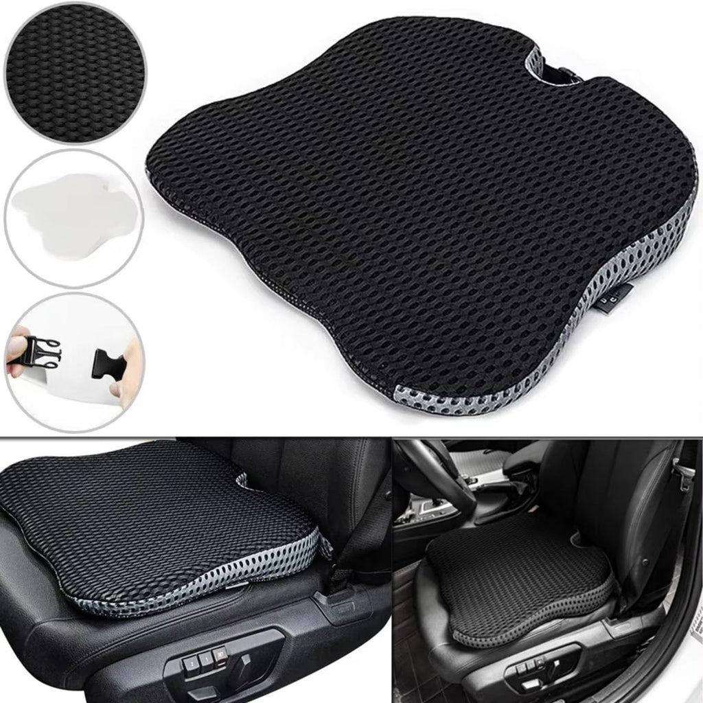 Black Memory Foam Car Seat Booster Cushion A608