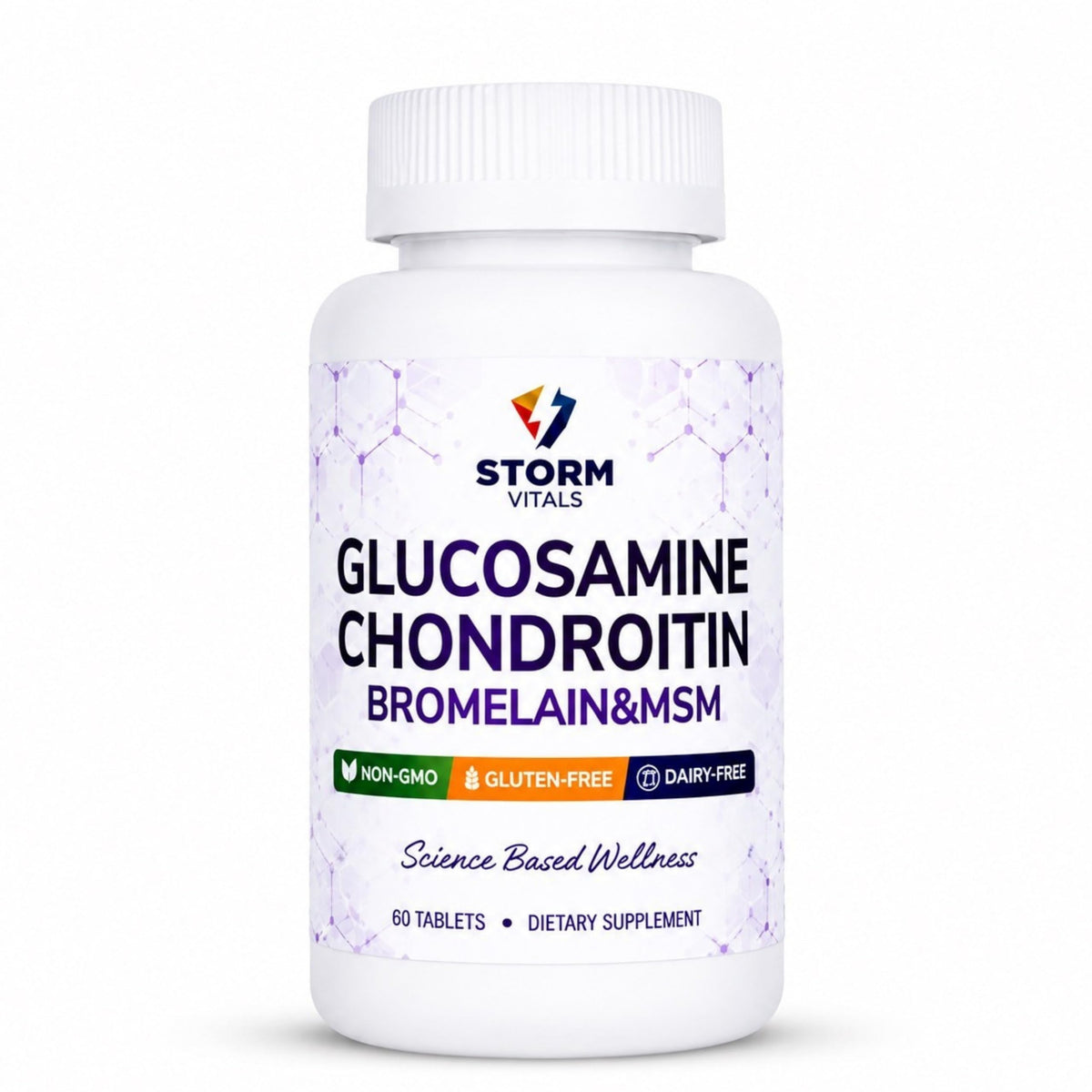 Glucosamine Chondroitin MSM Dietary Supplement 60 Tablets W89298