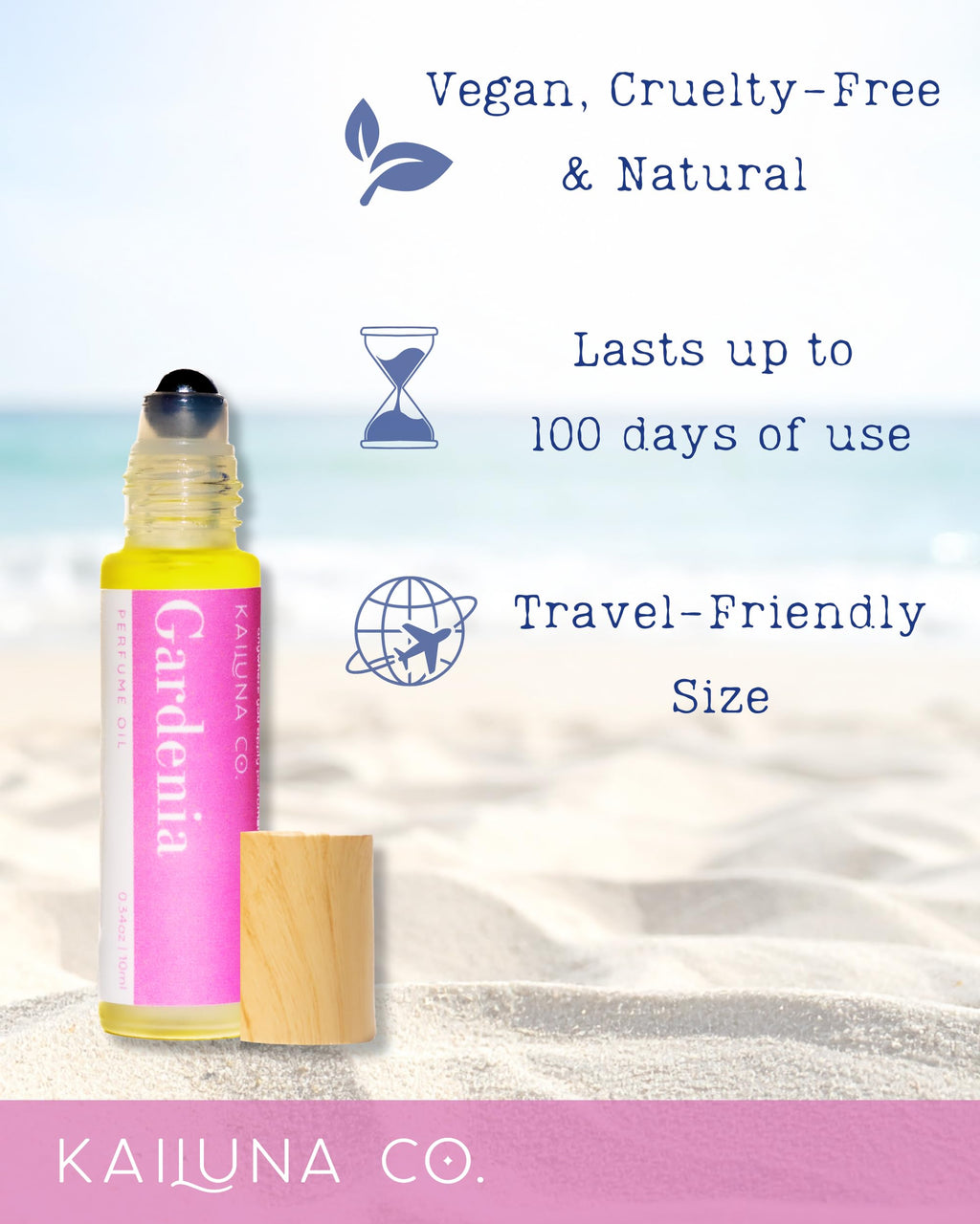 Perfume Roll On with Essential Oils, 10 ml Y1464