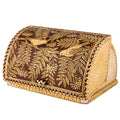 Birds Pattern Birch Bark Bread Box T67125