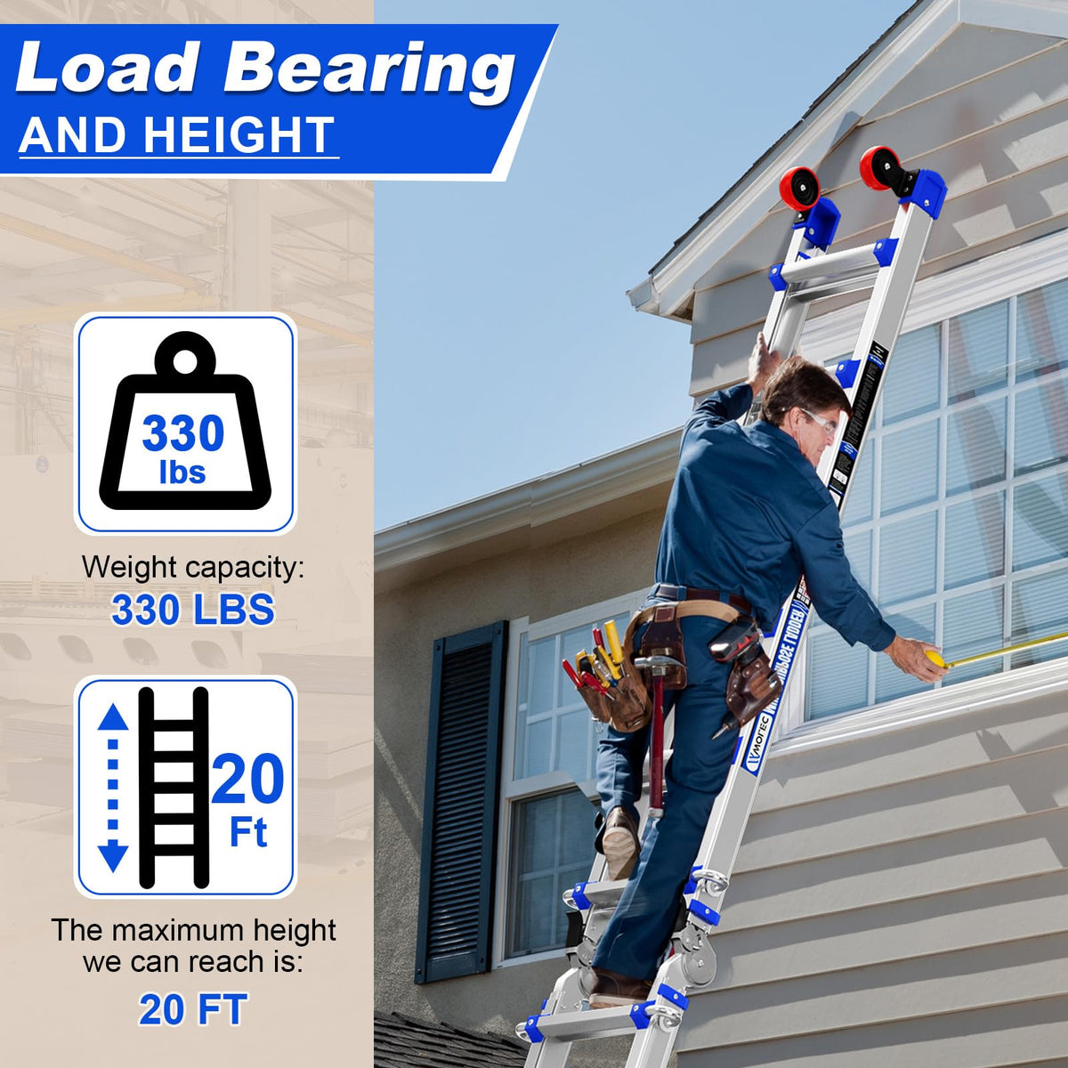 20FT Multi-Position Telescoping Ladder N497442