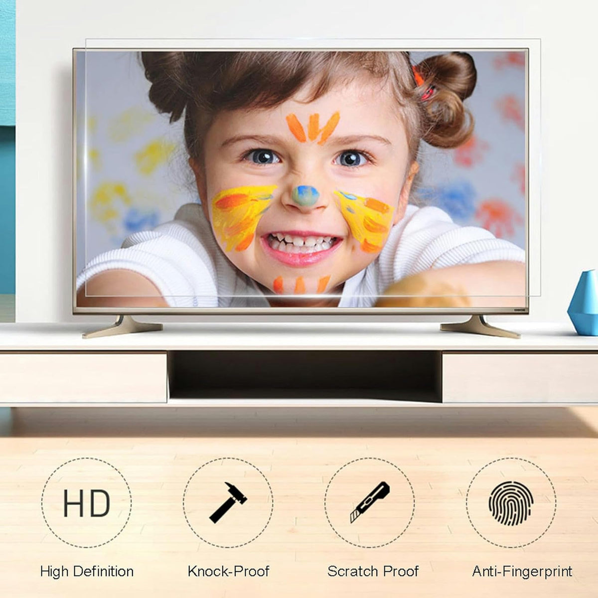 75 Inch TV Screen Protector Anti Blue Light Anti-UV Ultra-Clear N8065