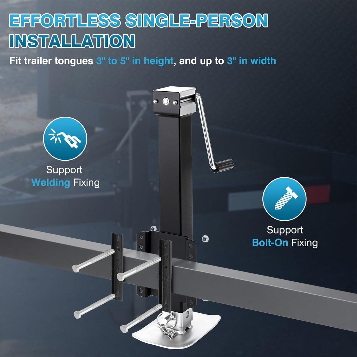 8000LBS Heavy Duty Trailer Jack B885354
