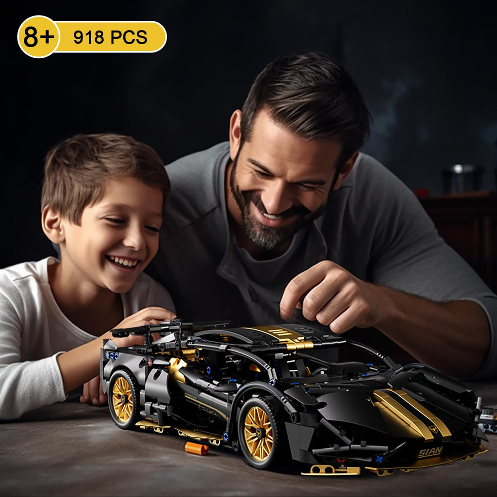 1:14 Building Block Car Set with LED K21812