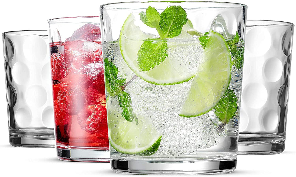 Set of 12 Stackable Drinking Glasses Y260
