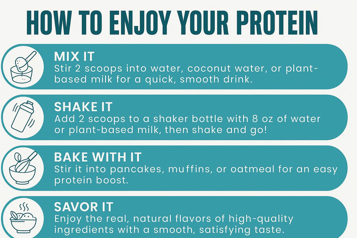 Organic Vegan Vanilla Pea Protein Powder U91450